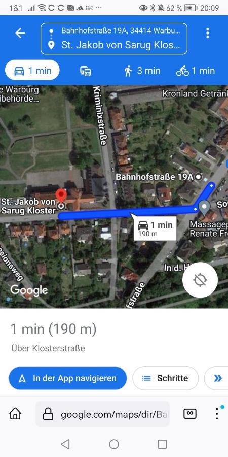 Warburg, Fewo "Sweet Home" 2,5 Zi- Eg-Separater Eingang - Parkplatz - Terasse- Komfortabel,Renoviert Exterior photo